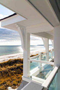 Balcony over looking the ocean